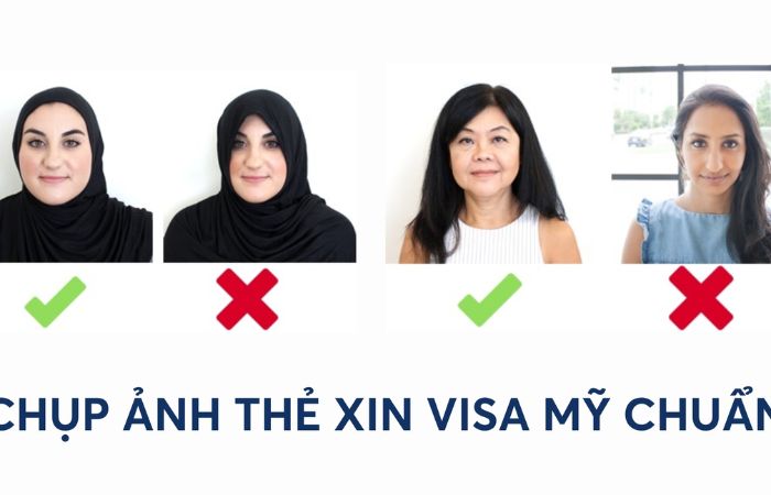 các bước chụp ảnh visa đúng cách