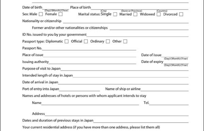 hồ sơ xin visa Nhật