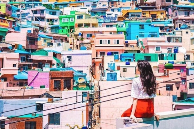 Cảnh đẹp ở H&agrave;n Quốc - L&agrave;ng văn h&oacute;a Gamcheon