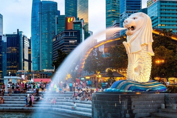 Đi du lịch Singapore - Merlion Park