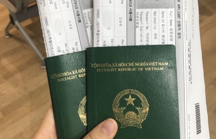 quy trình làm hồ sơ xin visa hàn quốc