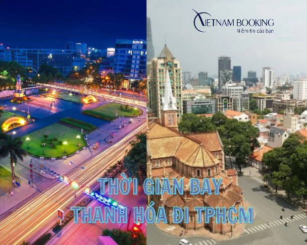 Thời gian bay từ Thanh H&oacute;a v&agrave;o S&agrave;i G&ograve;n c&aacute;c h&atilde;ng bay