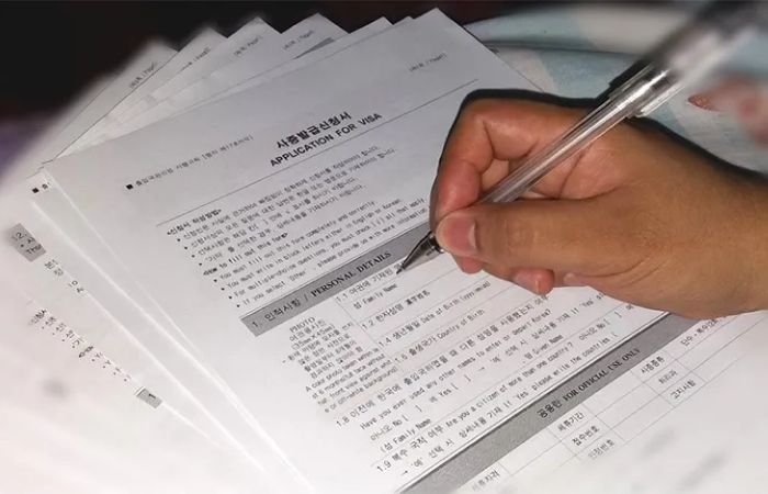 hồ sơ làm visa kết hôn về phía người hàn