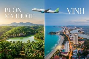 Chở hương cà phê về với sông Lam qua vé máy bay Bamboo Airways Buôn Ma Thuột đi Vinh tại Vietnam Booking
