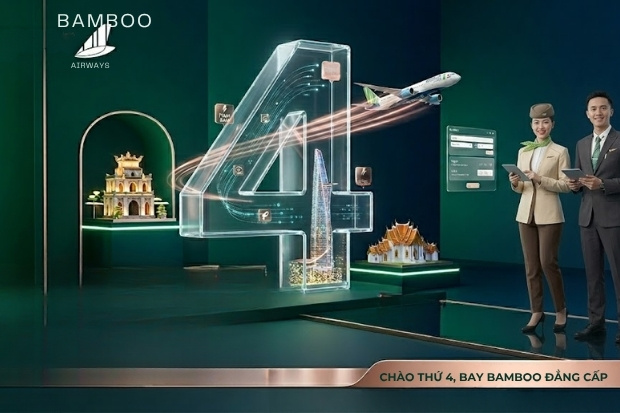 Khuyến m&atilde;i hấp dẫn v&eacute; m&aacute;y bay Bamboo Airways Huế đi S&agrave;i G&ograve;n