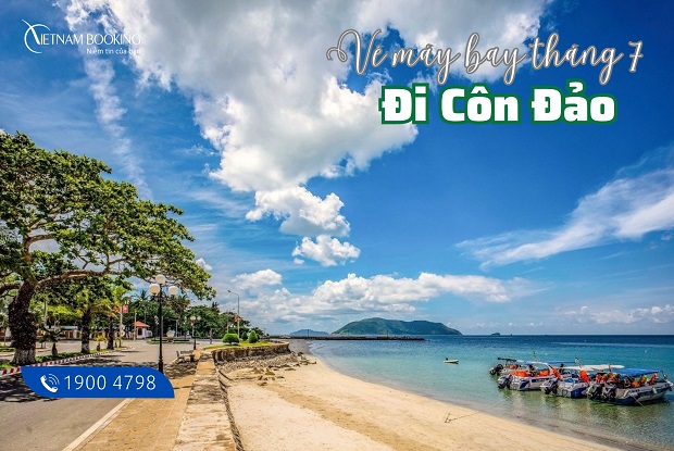 vé máy bay đi Côn Đảo tháng 7