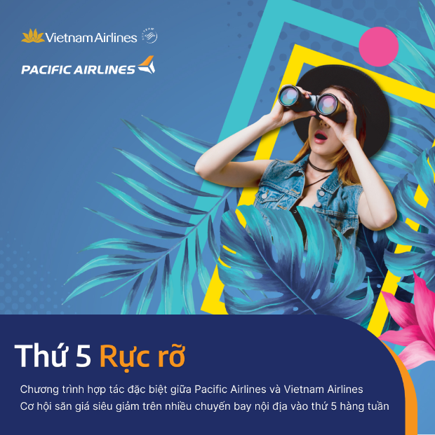 Vé máy bay đi Phú Quốc Pacific Airlines