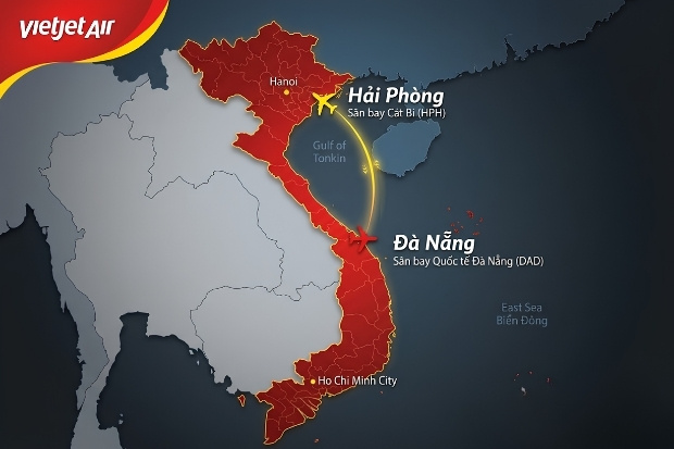Vietjet Air đ&atilde; tăng cường đ&aacute;ng kể nguồn lực để vận h&agrave;nh đường bay giữa hai th&agrave;nh phố lớn với tần suất ổn định