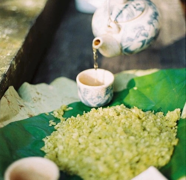 Cốm làng Vòng - Món quà mang đậm hồn quê xứ Bắc Cốm làng Vòng