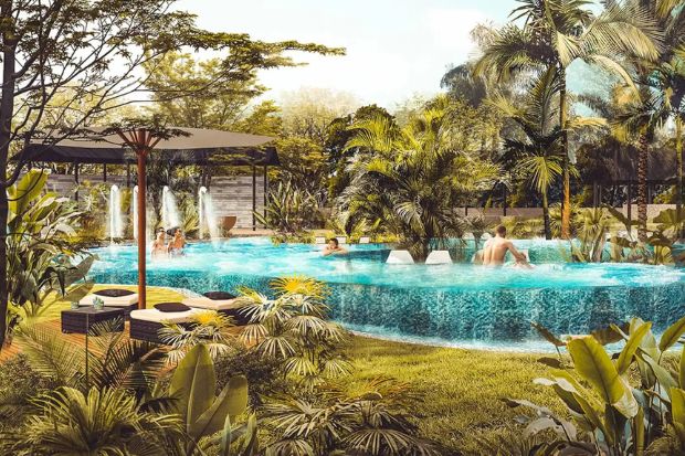 biển Hồ Tr&agrave;m Vũng T&agrave;u - suối nước n&oacute;ng b&igrave;nh ch&acirc;u