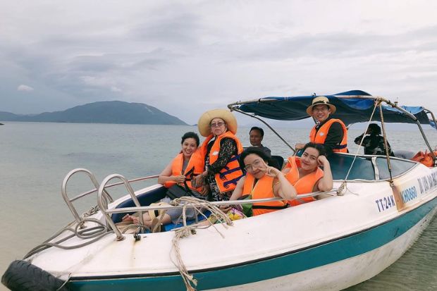 đảo Điệp Sơn - cano