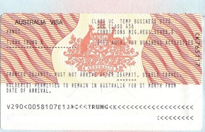 các loại visa úc