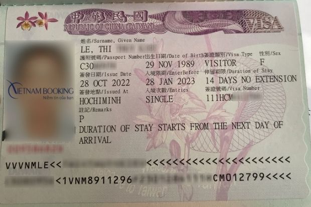 dịch vụ làm visa Đài Loan