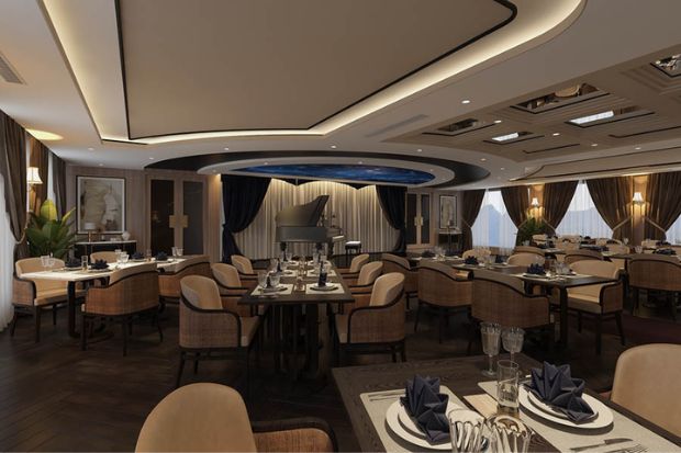 du thuyền Ambassador - nh&agrave; h&agrave;ng 