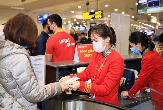 làm thủ tục Vietjet Air