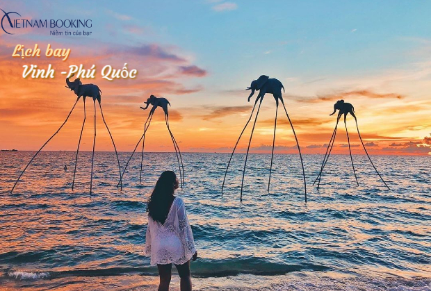 lịch bay từ Vinh đi Ph&uacute; Quốc