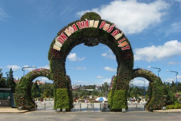 th&agrave;nh phố Đ&agrave; Lạt - vườn hoa th&agrave;nh phố