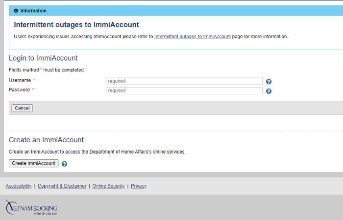 c&aacute;c bước xin visa &uacute;c