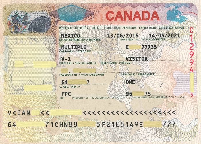 visa canada nhiều lần
