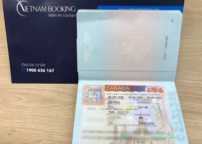 dịch vụ l&agrave;m visa canada của vietnam booking
