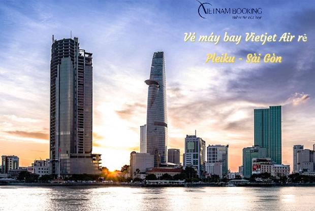 vé máy bay Pleiku Sài Gòn Vietjet Air 