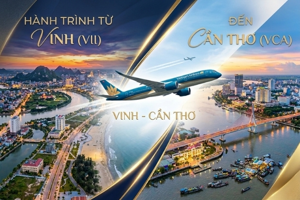 Kh&aacute;m ph&aacute; h&agrave;nh tr&igrave;nh kết nối tinh hoa c&ugrave;ng v&eacute; m&aacute;y bay Vietnam Airlines Vinh Cần Thơ