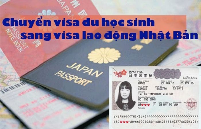 đ&ocirc;i visa du học Nhật sang diện lao động