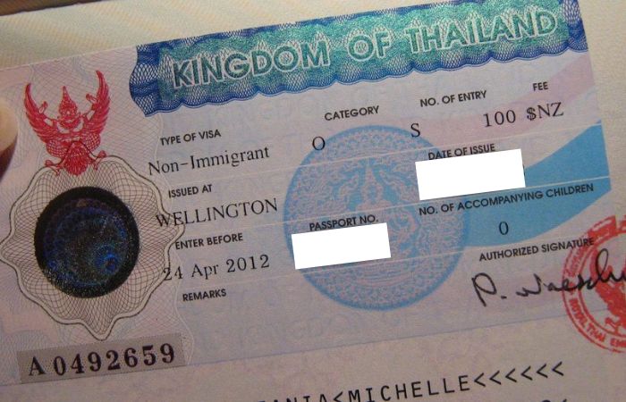 xin visa làm việc tại Thái Lan