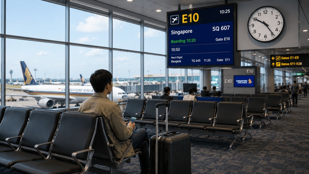 Thời gian qu&aacute; cảnh bao l&acirc;u l&agrave; hợp l&yacute; để kh&ocirc;ng bị lỡ chuyến bay