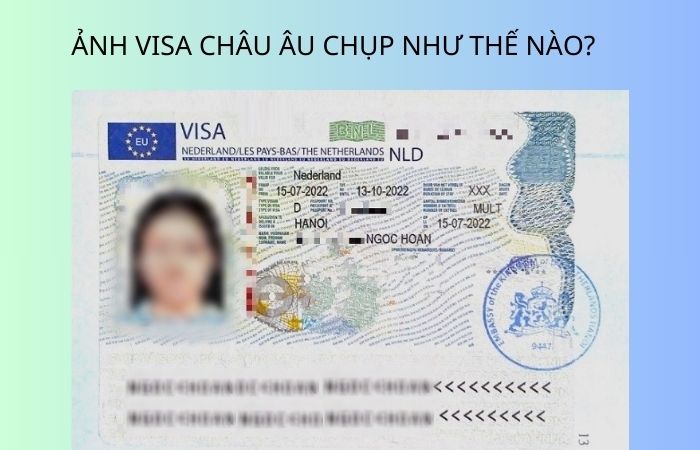 Quy định của ảnh visa Châu Âu mới nhất 