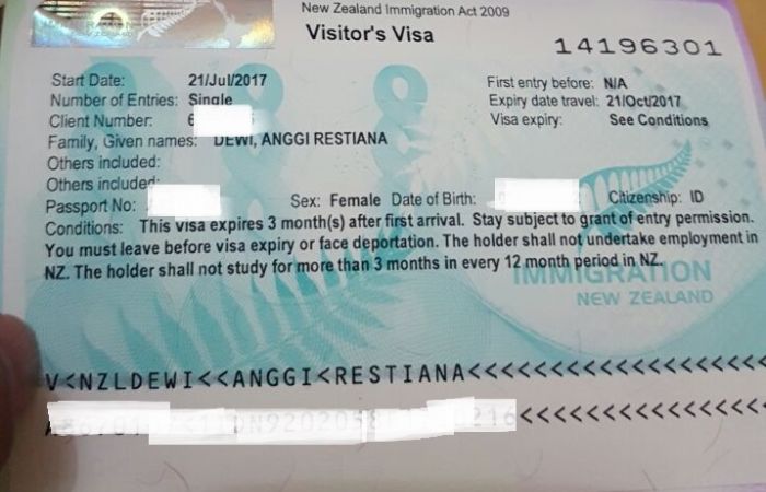visa du lịch New Zealand
