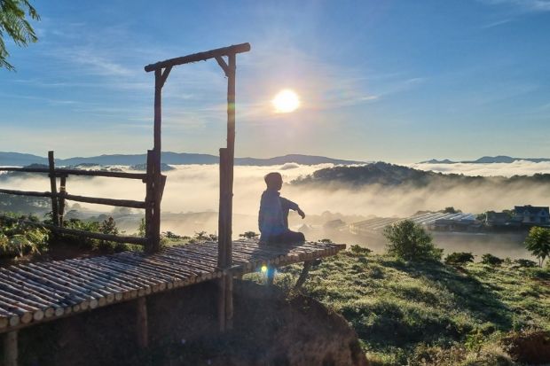 Cảnh đẹp Đà Lạt - Đồi mây Đà Lạt