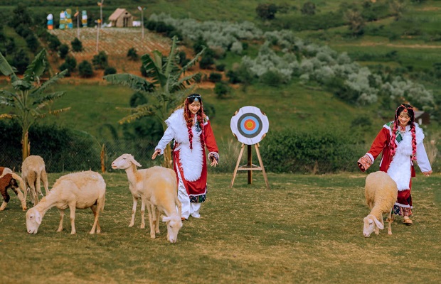 mongo land đà lạt - bắn cung