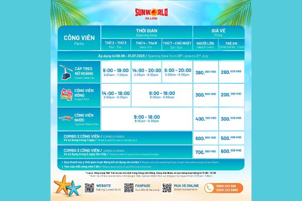 review c&ocirc;ng vi&ecirc;n nước hạ long - gi&aacute; v&eacute;