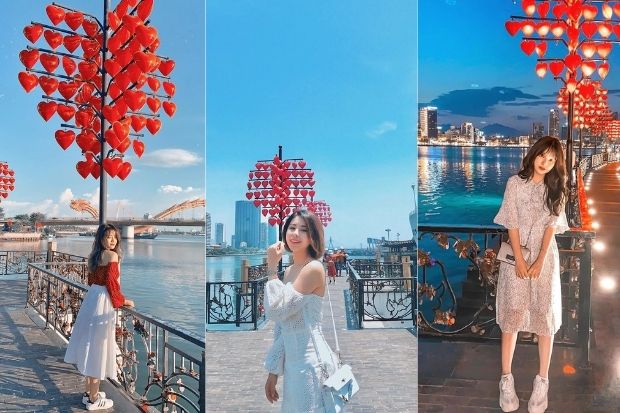 review du lịch đ&agrave; nẵng 3n2đ - cầu t&igrave;nh y&ecirc;u