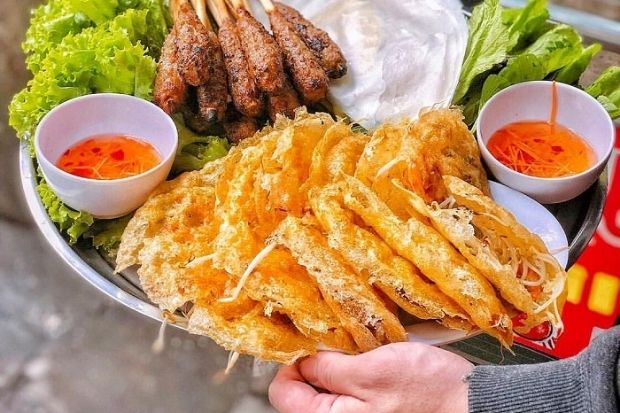 review du lịch đ&agrave; nẵng 3n2đ - b&aacute;nh xeo nem lụi