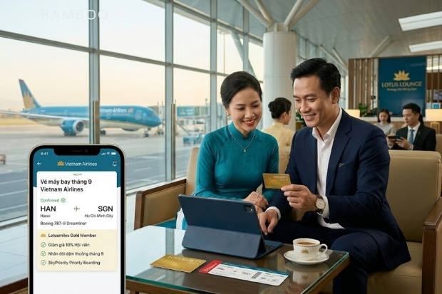 Tận hưởng hội vi&ecirc;n khi săn v&eacute; m&aacute;y bay th&aacute;ng 9 Vietnam Airlines