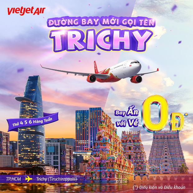vé máy bay Vietjet Air khuyến mãi