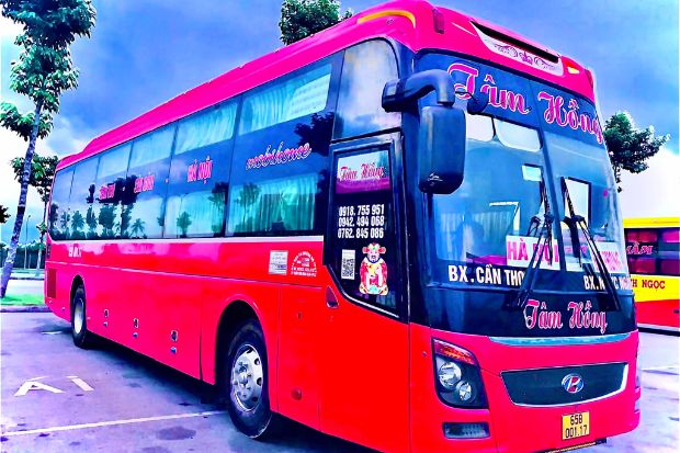 Xe đi Nha Trang - t&acirc;m hồng