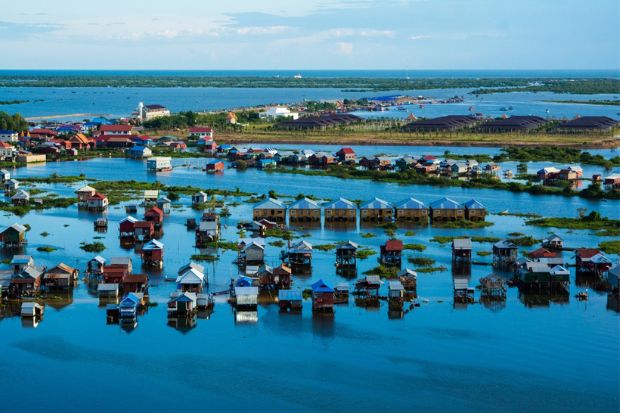 Biển hồ Tolse Sap Campuchia - Tham quan làng chài