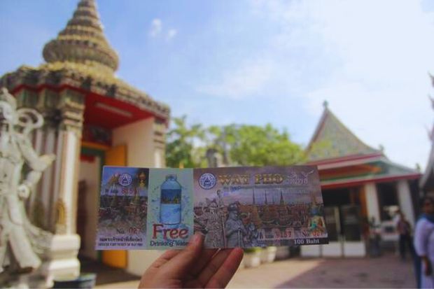 Chùa Wat Pho Thái Lan - Vé vào chùa
