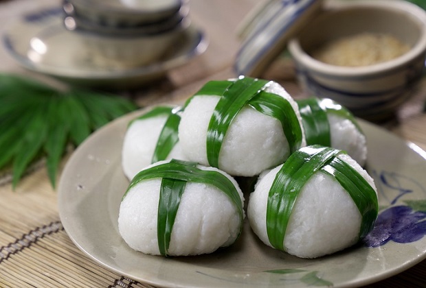 đặc sản phú thọ - cơm nắm lá cọ