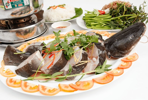 đặc sản phú thọ - lẩu cá lăng