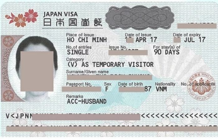 visa gia đ&igrave;nh nhật