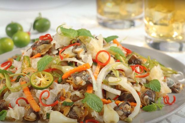 Món ăn ngon ở Rạch Giá - Gỏi sò lông