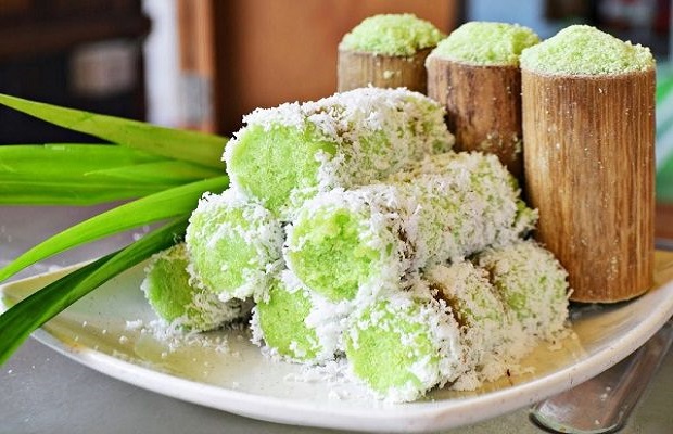 m&oacute;n b&aacute;nh c&oacute; vị l&aacute; dứa - b&aacute;nh ống l&aacute; dứa