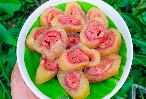 món bánh miền tây gối lá chuối - bánh chuối khoai mì