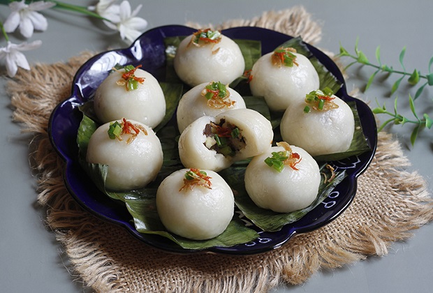 món bánh miền tây gói lá chuối - bánh ít trần