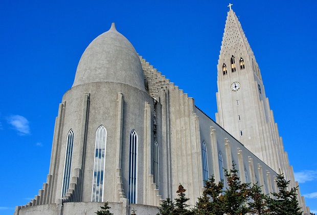nhà thờ Hallgrimskirkja - kiến trúc độc đáo
