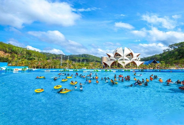 tea resort prenn - bãi biển nhân tạo